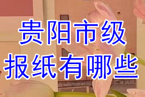 貴陽市級(jí)報(bào)紙有哪些